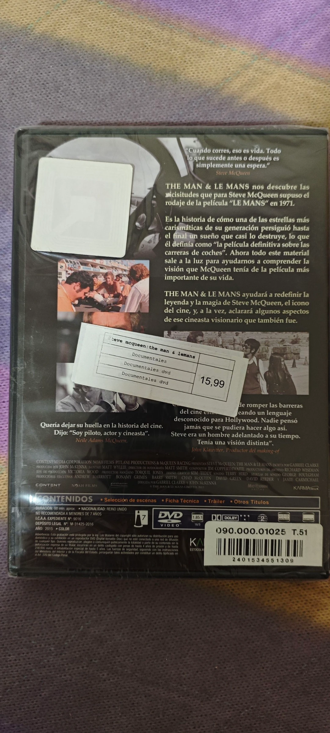 Steve McQueen. The Man & Le Mans. DVD – photo 2